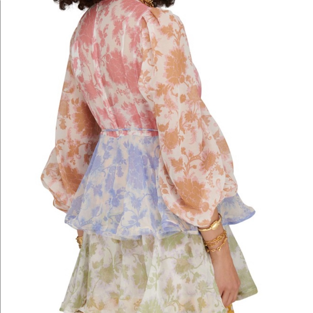 Zimmermann Postcard Flounce Midi Dress - Picture 4 of 8